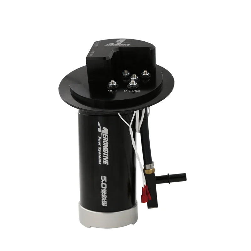 Aeromotive 11-17 Mustang S197/S550 Brushless 5.0 GPM Gear Pump 18-20 GT/Ecoboost - Main Product View