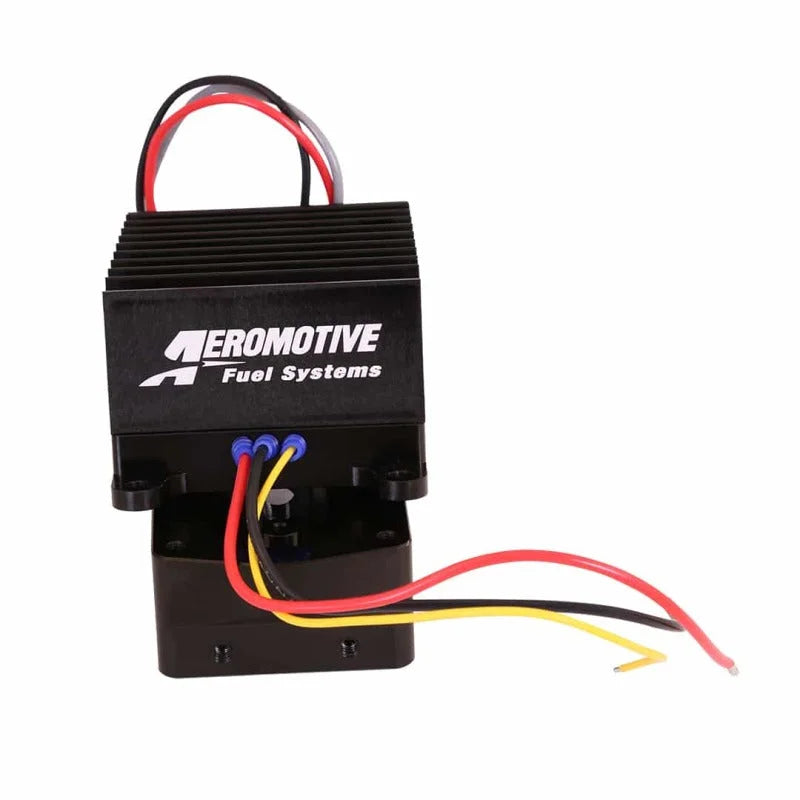 Aeromotive 1500 Series 5.0 GPM Brushless Gear Pump fits 2005-2018 Chevrolet Silverado / GMC Sierra - Side View