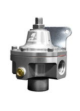 Load image into Gallery viewer, Aeromotive 3-Port Carbureted Bypass Regulator - 2 x ORB-06 / 1 x ORB-6 - Side View