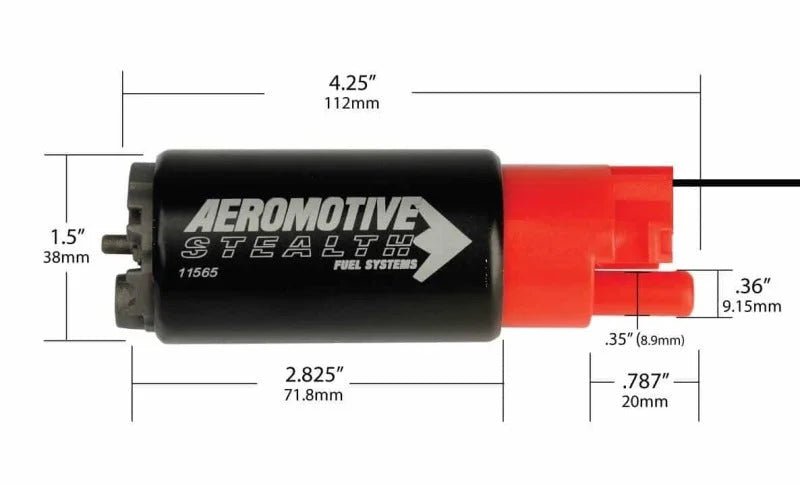 Aeromotive 325 Series Stealth In-Tank Fuel Pump - E85 Compatible - Compact 38mm Body - Installation View