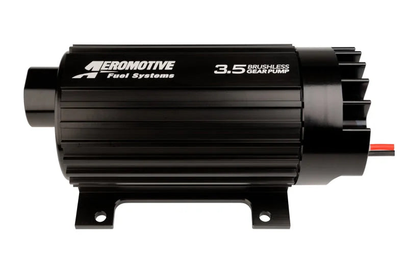 Aeromotive 3.5 Brushless Spur Gear External Fuel Pump - In-Line - 3.5gpm - Main Product View