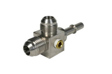 Load image into Gallery viewer, Aeromotive 3/8 Male Quick Connect Tee Fitting 15116 - Side View