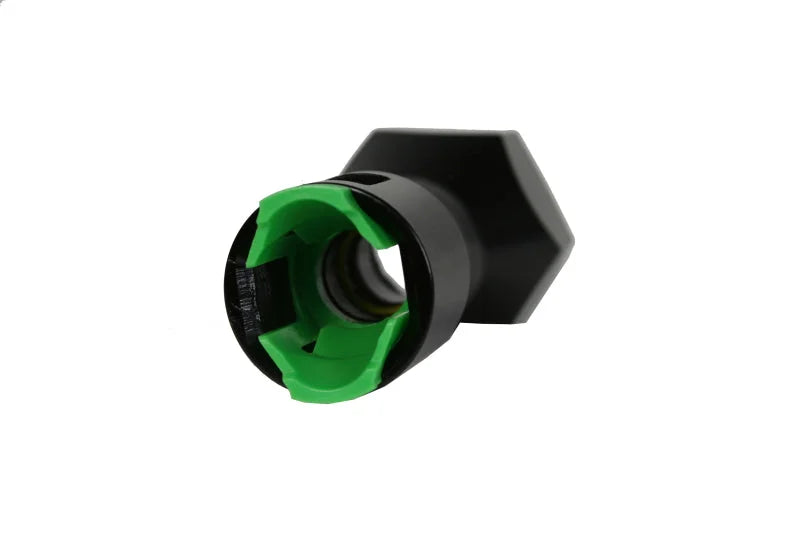 Aeromotive 3/8in Female to ORB-08 Feed Line Adapter - Side View