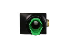 Load image into Gallery viewer, Aeromotive 3/8in Quick Connect with AN-08 port and 1/8in gauge port - Back View