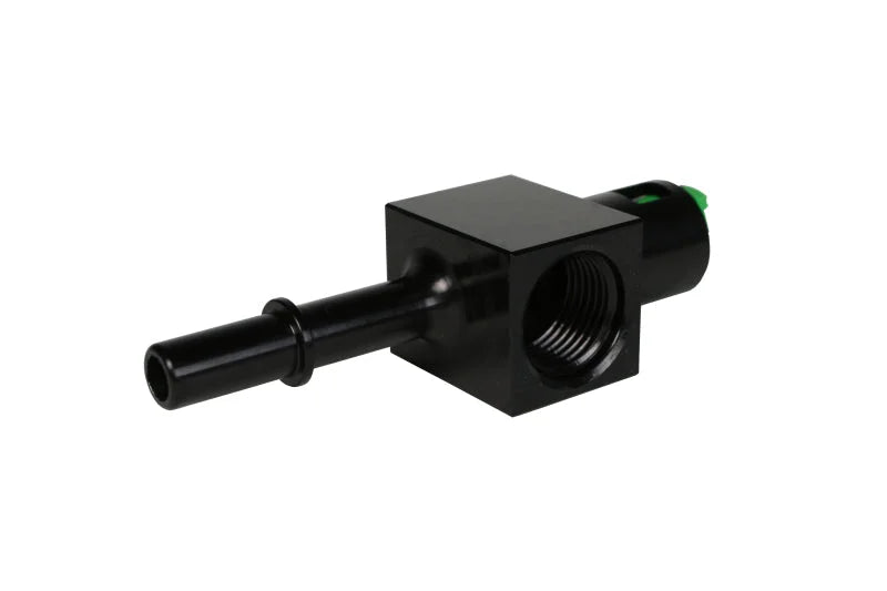Aeromotive 3/8in Quick Connect with AN-08 port and 1/8in gauge port - Additional View 5