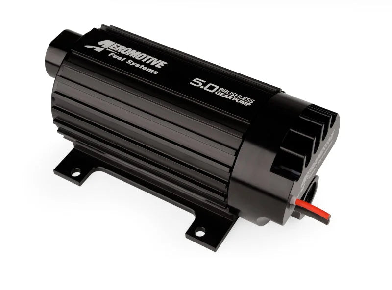 Aeromotive 5.0 Brushless Spur Gear External Fuel Pump - In-Line - 5gpm - Main Product View