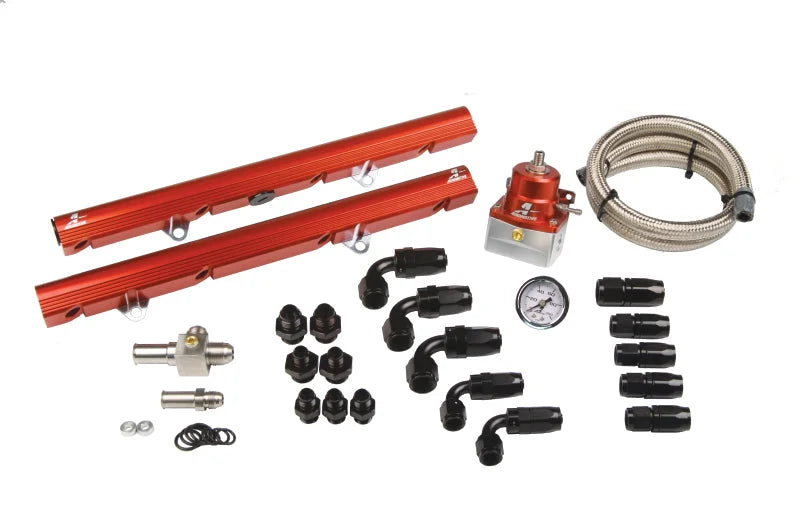 Aeromotive 5.0 Liter Ford Street Billet Fuel Rail System (Ford 5.0 86-98) 5/8in I.D. - Main Product View