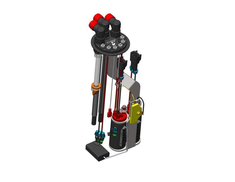 Aeromotive 88-97 Chevrolet 1500/2500 Truck Dual 340lph In-Tank Fuel Pump - Back View