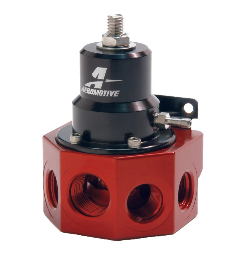 Aeromotive A2000 Carbureted Bypass Regulator - 4-Port - Back View
