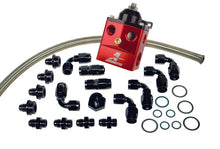 Load image into Gallery viewer, Aeromotive A4 Dual Carburetor Regulator (P/N 13203) Kit (Incl. Reg/Hose/Hose Ends/Fittings) - Main Product View