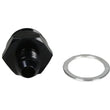Load image into Gallery viewer, Aeromotive AN-06 Holley Carb 7/8in x 20 Thread Dual Feed Bowl Adapter Fitting - Side View