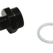 Load image into Gallery viewer, Aeromotive AN-06 Holley Carb 7/8in x 20 Thread Dual Feed Bowl Adapter Fitting - Back View