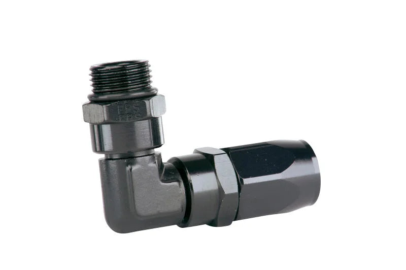 Aeromotive AN-8 Male O-Ring Boss to 90 Deg Hose End - Side View