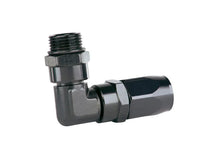 Load image into Gallery viewer, Aeromotive AN-8 Male O-Ring Boss to 90 Deg Hose End - Side View