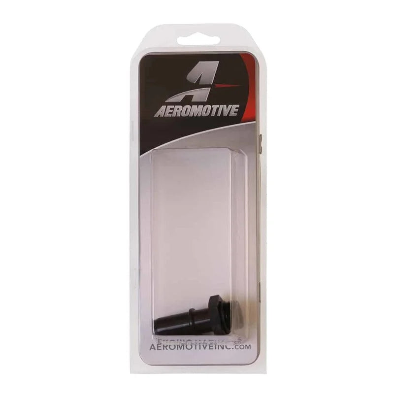 Aeromotive Adapter - 5/8 Male Quick Connect - Short - AN-08 ORB - Back View