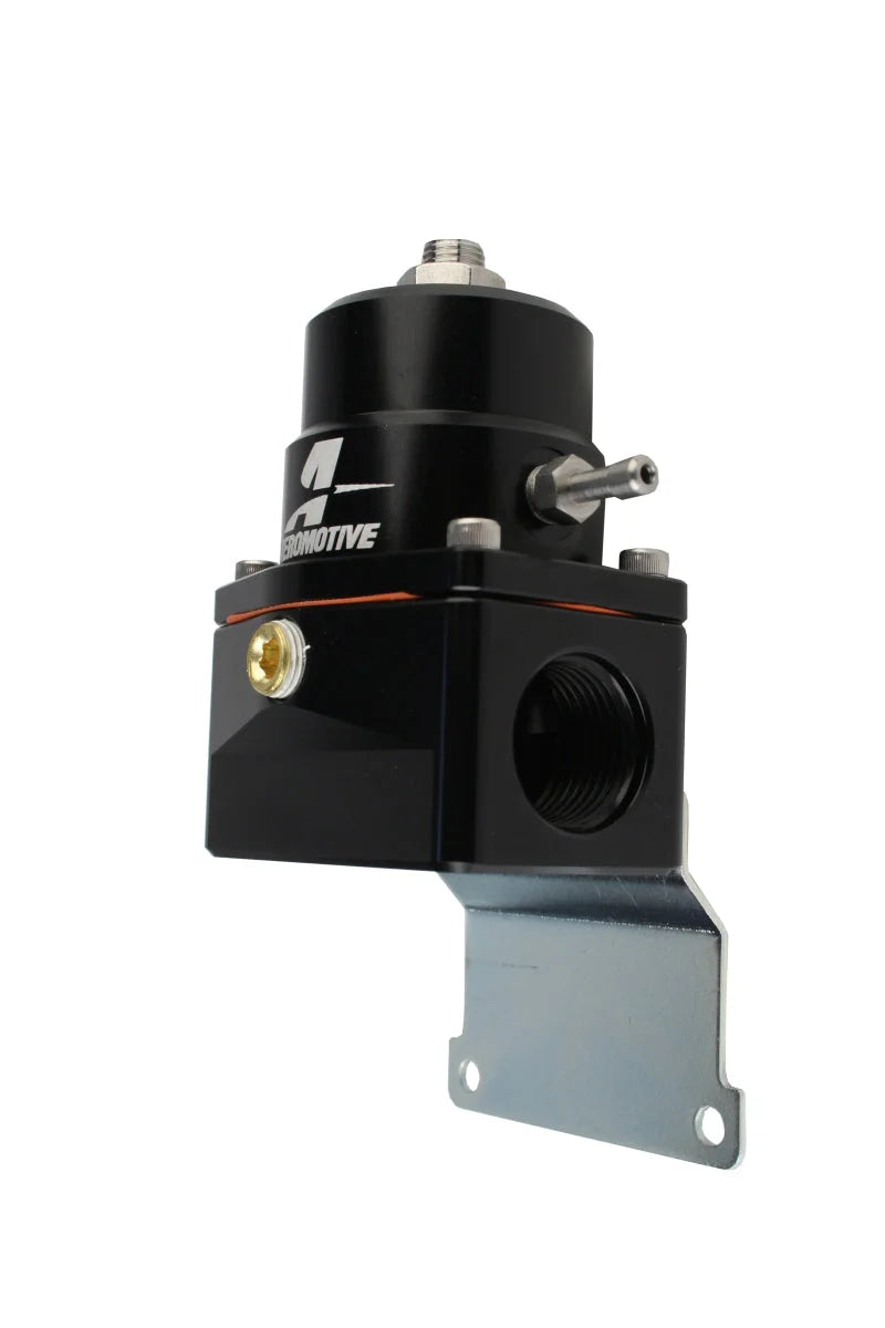 Aeromotive Adjustable EFI Regulator (2) -10 Inlet/-6 Return - Black - Side View