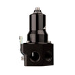 Load image into Gallery viewer, Aeromotive Adjustable Fuel Pressure Regulator 30-120PSI .313 Valve -3x -8 / 1x -10 Inlet -10 Return - Back View