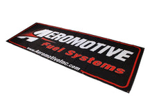 Load image into Gallery viewer, Aeromotive Banner - 32in x 92in (Black/Red) - Main Product View