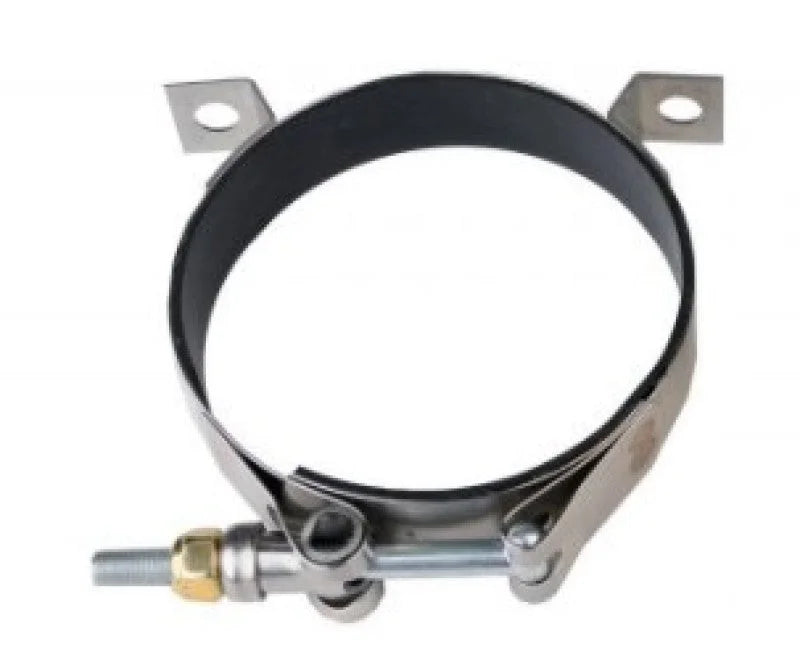 Aeromotive Bracket T-Bolt Clamp 3-3/8in x 3/4in - Side View