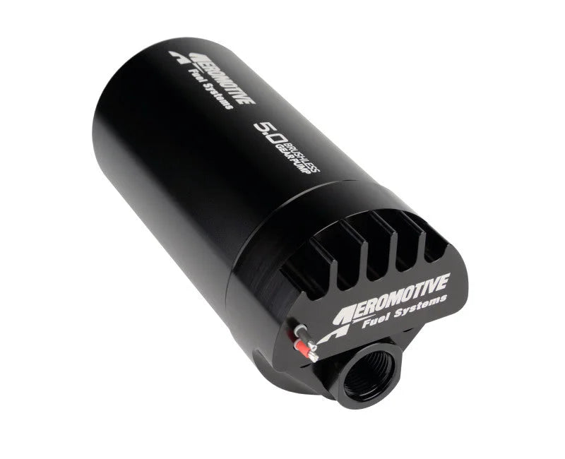 Aeromotive Brushless Pro+-Series Fuel Pump External In-Line - Side View