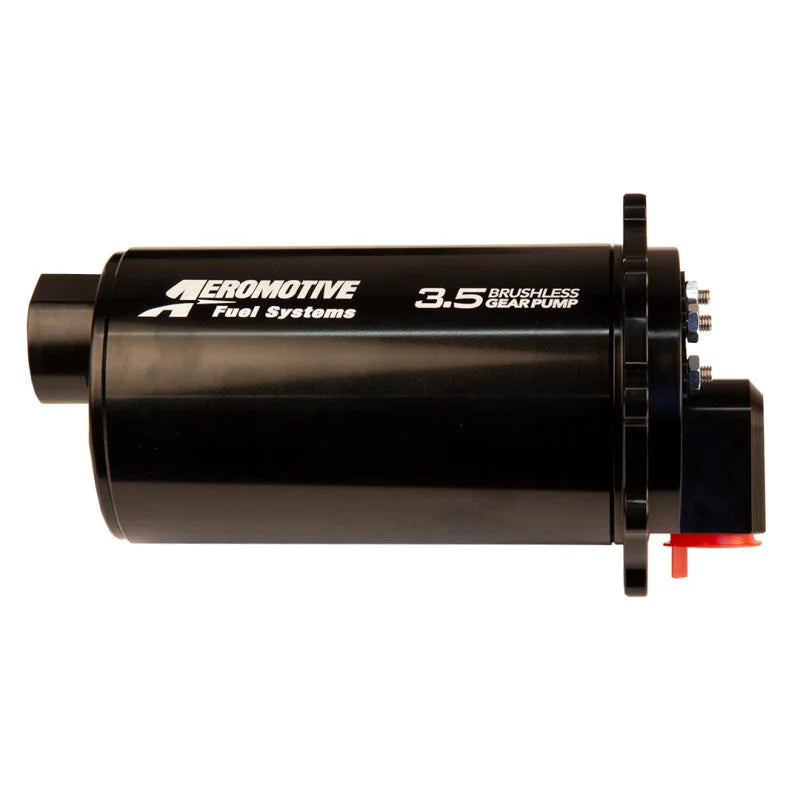 Aeromotive Brushless Spur Gear Fuel Pump w/TVS Controller - Universal - In-Tank - 90 Deg - 3.5gp - Side View