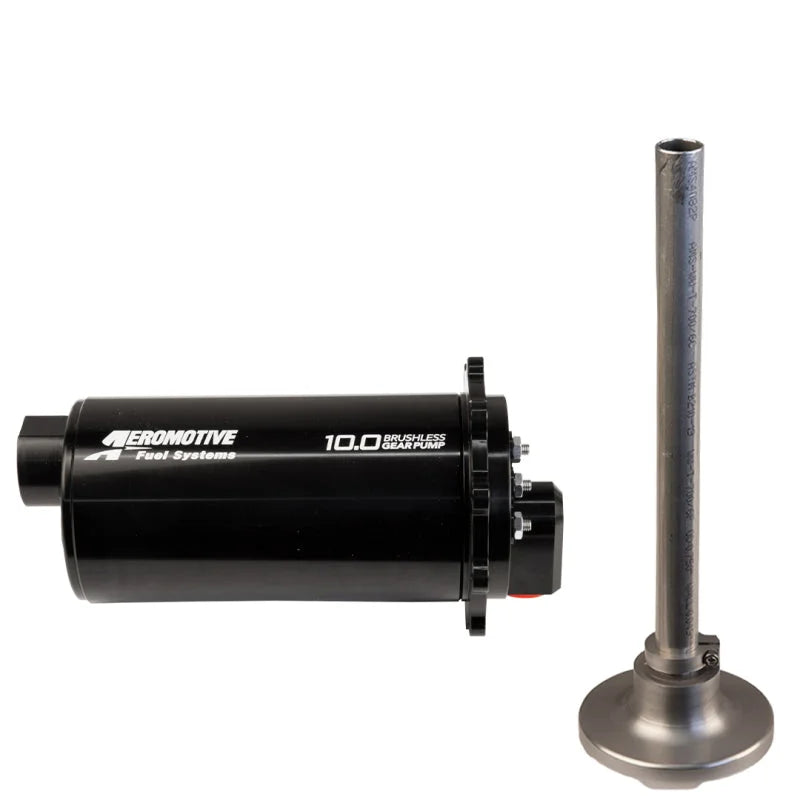 Aeromotive Brushless Spur Gear Fuel Pump w/TVS Controller - Universal - In-Tank - 90 Deg - 10gp - Main Product View