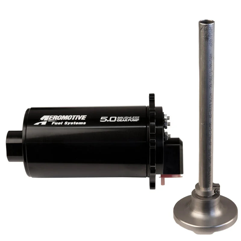 Aeromotive Brushless Spur Gear Fuel Pump w/TVS Controller - Universal - In-Tank - 90 Deg - 5gp - Main Product View