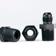 Load image into Gallery viewer, Aeromotive Carb. Reg 13205 Fitting Kit (Incl. (3) 3/8in NPT to AN-06 fittings) - Back View