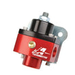 Load image into Gallery viewer, Aeromotive Carbureted Adjustable Regulator - Billet 2-Port AN-6 - Side View