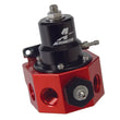 Load image into Gallery viewer, Aeromotive Double Adjustable Carbureted Regulator Belt Drive Fuel Pump - Side View