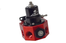Load image into Gallery viewer, Aeromotive Double Adjustable Carbureted Regulator Belt Drive Fuel Pump - Side View