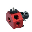 Load image into Gallery viewer, Aeromotive Double Adjustable Carbureted Regulator Belt Drive Fuel Pump - Back View