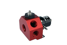 Load image into Gallery viewer, Aeromotive Double Adjustable Carbureted Regulator Belt Drive Fuel Pump - Back View