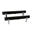 Load image into Gallery viewer, Aeromotive Edelbrock Victor E Fuel Rails - Black fits SBC - Main Product View