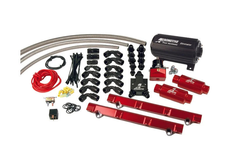 Aeromotive Eliminator Fuel System (Includes Eliminator Fuel Pump) fits 1998-2004 Ford Mustang - Side View