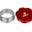 Load image into Gallery viewer, Aeromotive Fill Cap Screw-on 3in Weld-on - Back View