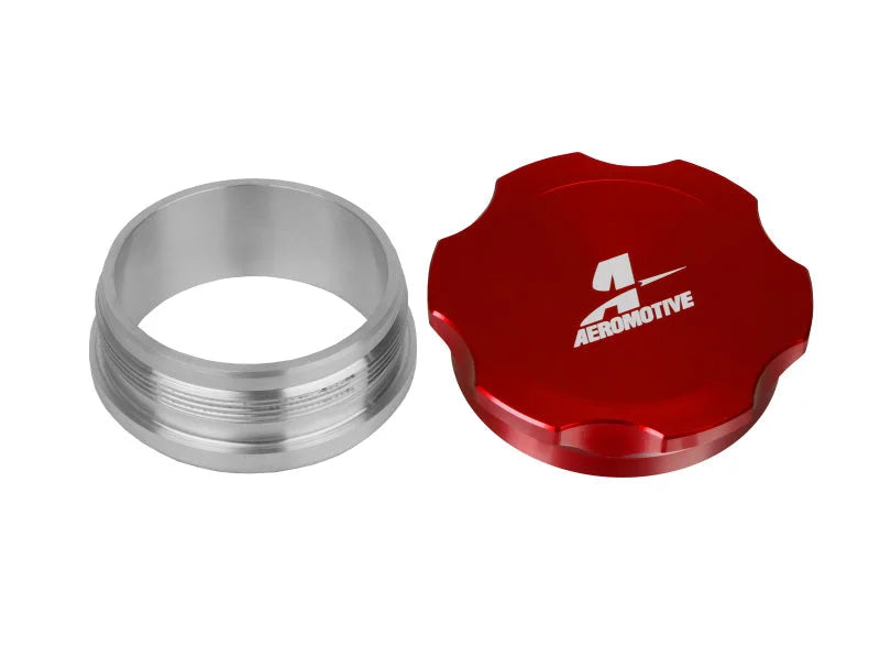 Aeromotive Fill Cap Screw-on 3in Weld-on - Back View