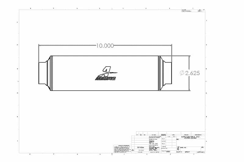 Aeromotive Filter In-Line AN-16 10 Micron Cellulose 12361 - Additional View 6
