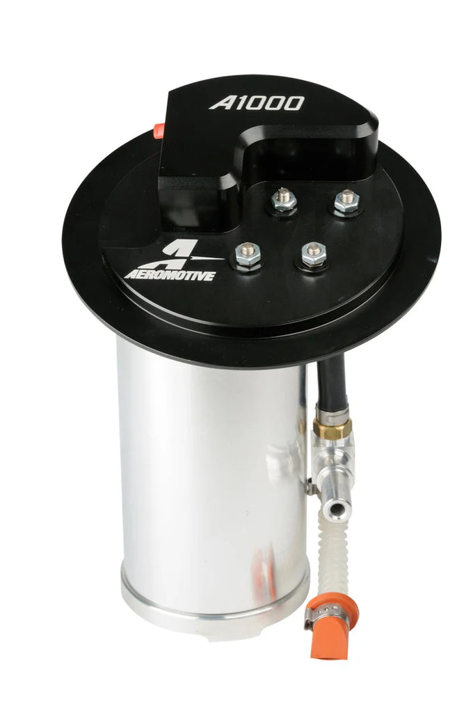 Aeromotive Fuel Pump - A1000 fits 2010-2013 Ford Mustang - Side View
