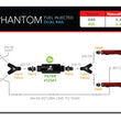 Load image into Gallery viewer, Aeromotive Fuel Pump - Phantom Trifekta Universal In-Tank - 450lph - 6-10in Depth - Back View