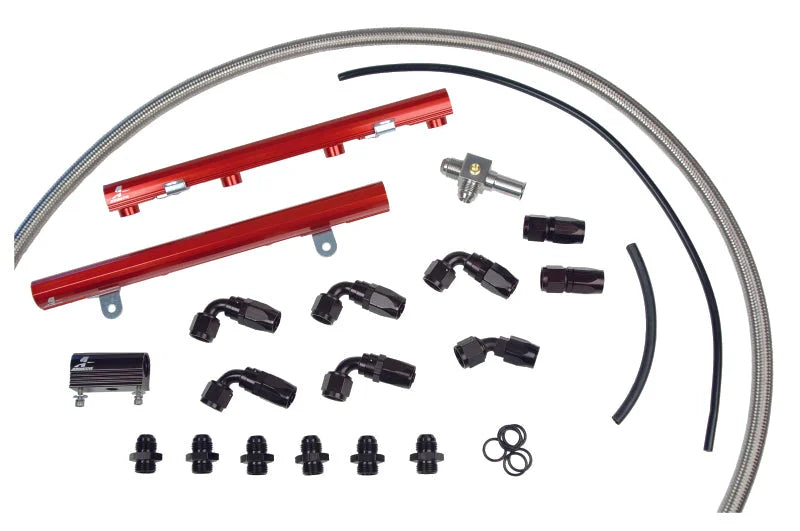 Aeromotive Fuel Rail System fits 2005-2010 Ford Mustang - Main Product View