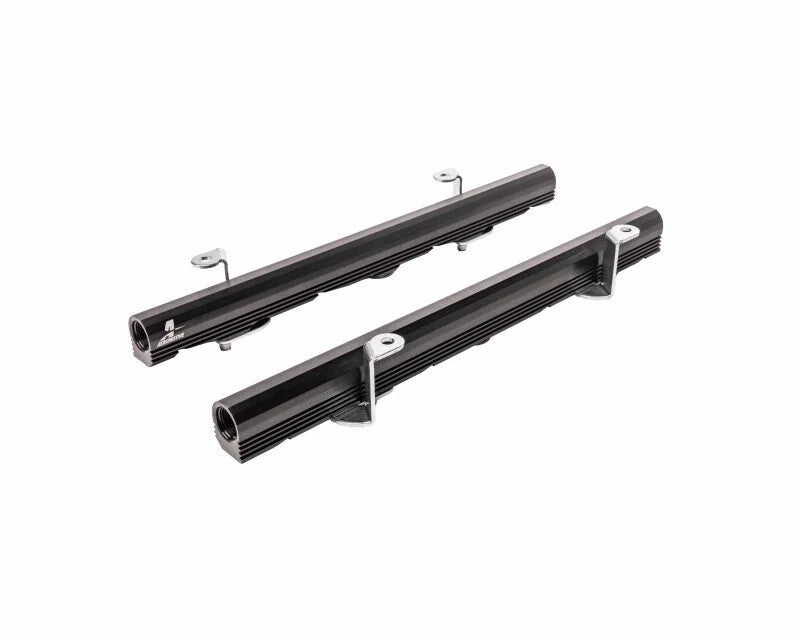 Aeromotive Fuel Rails Black fits 2004-2007 GM 4.8L/5.3L - Back View