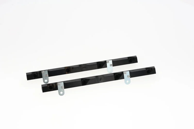 Aeromotive Fuel Rails - Black fits GM LS2 - Back View