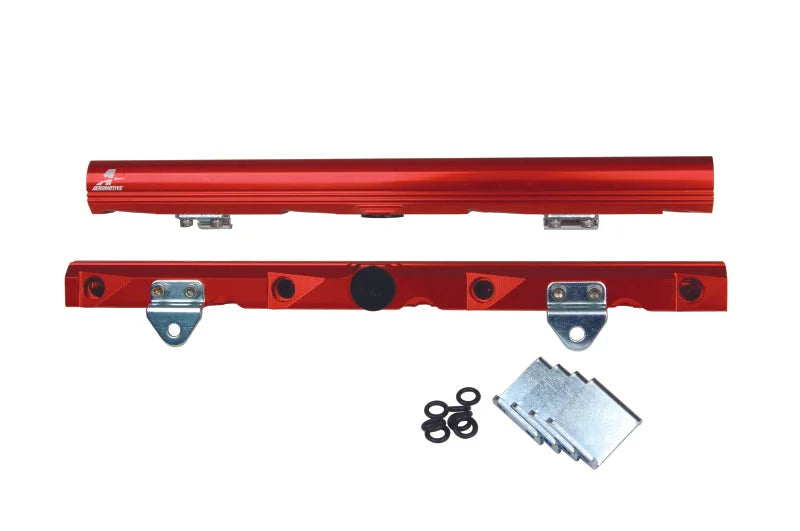 Aeromotive Fuel Rails fits GM LS3 / L76 - Back View