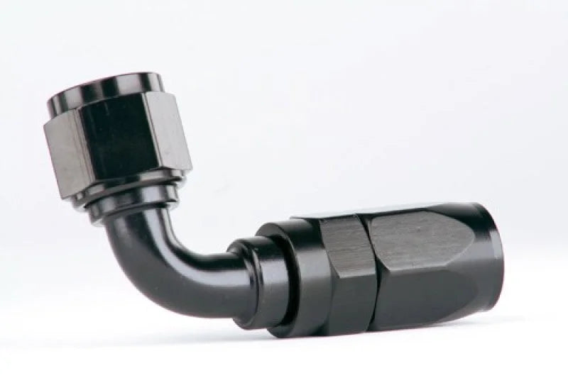 Aeromotive Hose End - AN-06 - 90 Deg - Back View