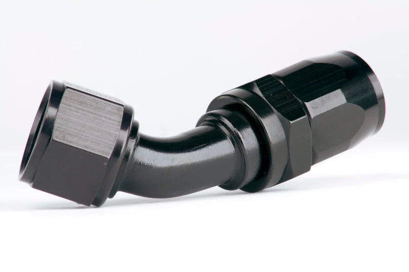 Aeromotive Hose End - AN-12 - 45 Deg - Side View