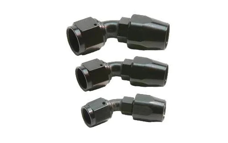 Aeromotive Hose End - AN-12 - 45 Deg - Installation View