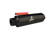 Load image into Gallery viewer, Aeromotive In-Line AN-12 Filter w/Shutoff Valve 100 Micron SS Element - Black Anodize Finish - Additional View 5