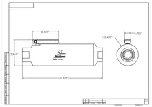 Load image into Gallery viewer, Aeromotive In-Line AN-12 Filter w/Shutoff Valve 100 Micron SS Element - Black Anodize Finish - Additional View 9