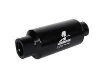 Load image into Gallery viewer, Aeromotive In-Line Filter 10AN 10 Micron Microglass Element Bright-Dip Black 2in OD - Main Product View